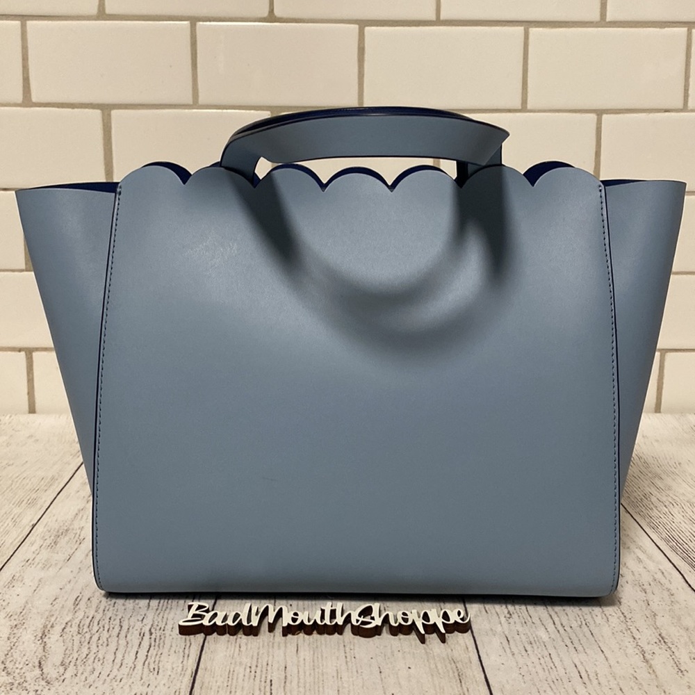 *kate spade Small Mina Magnolia Street Blue Crossbody Shoulder Handbag Purse - Picture 5 of 15